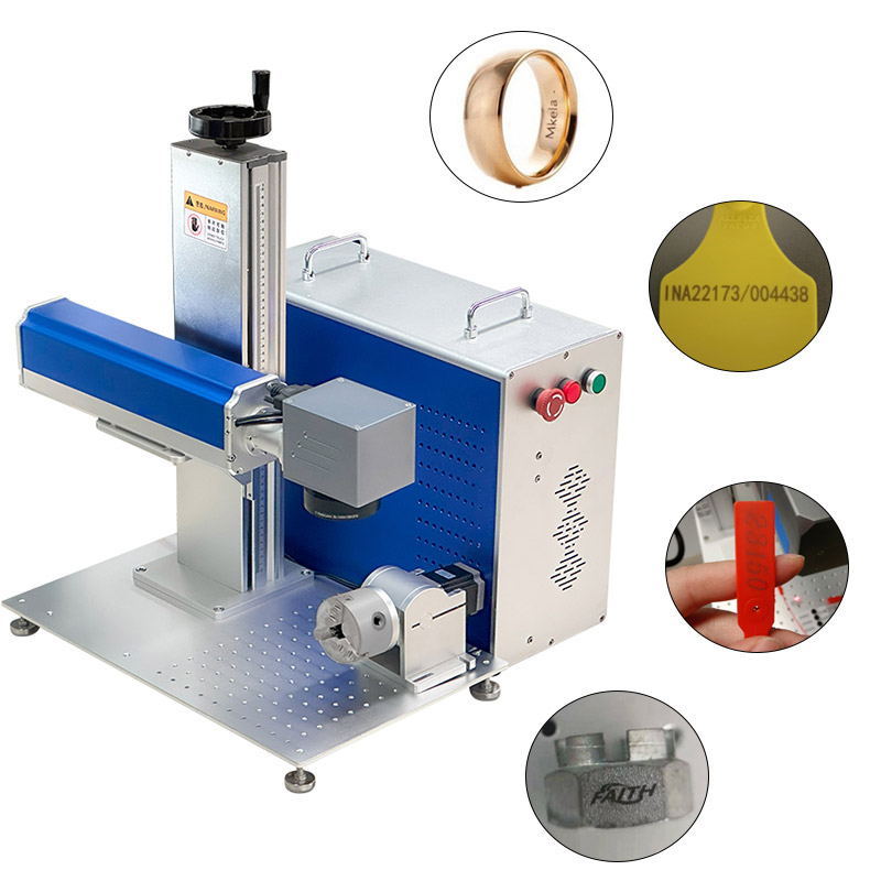 Animal Ear Tags Fiber Laser Marking Machine