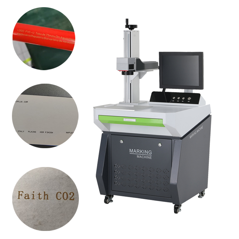 Laser Marking Machine Marking HS Code On Plastic