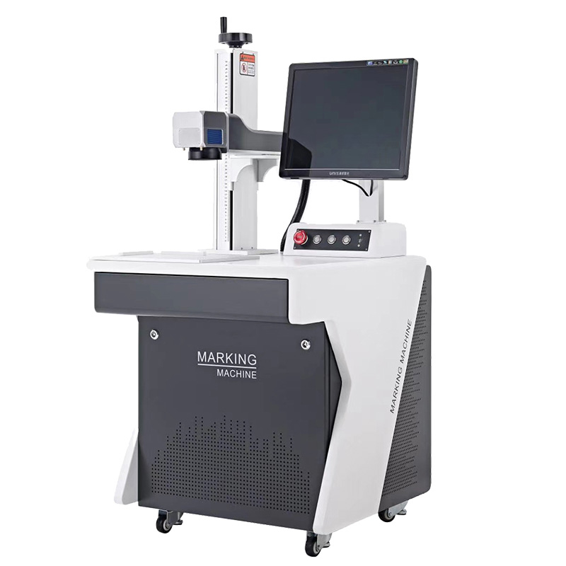 Fiber Laser Marking Machine Marking Wooden Pencils
