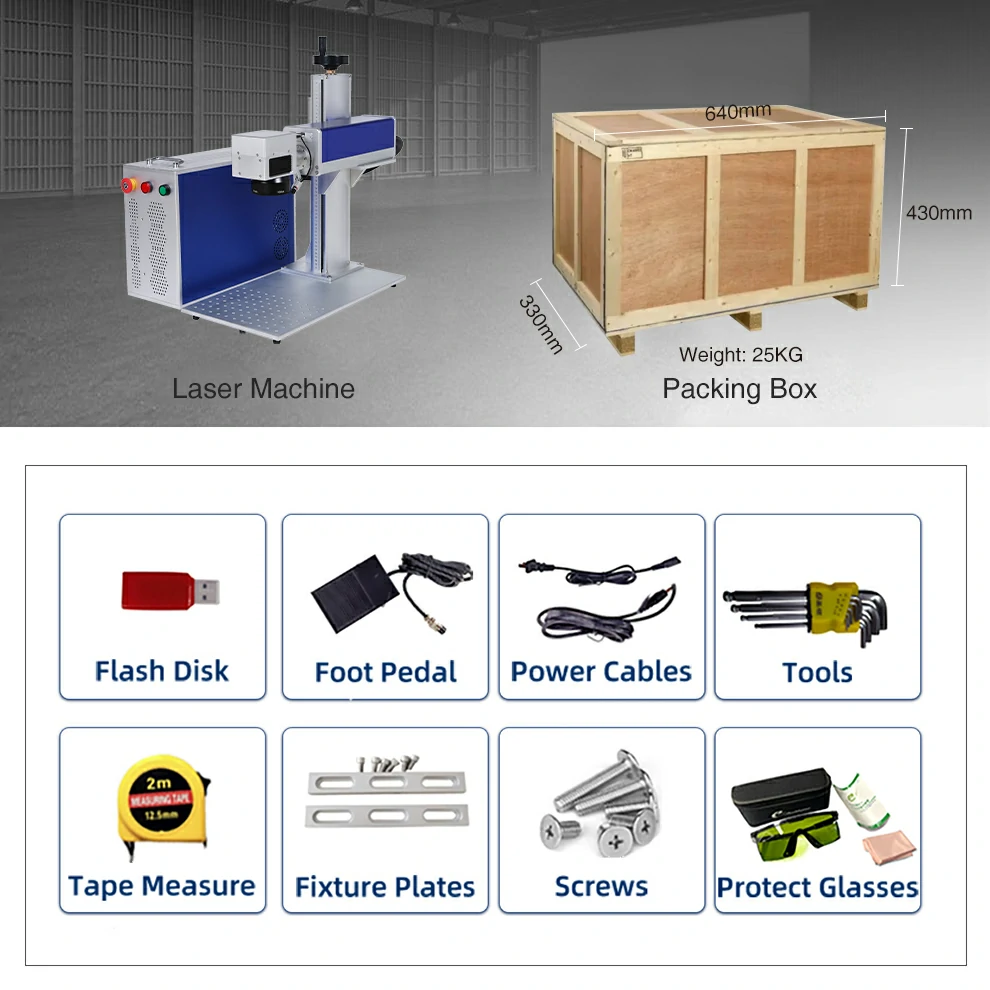 JPT Mopa Raycus Laser Marking Machine
