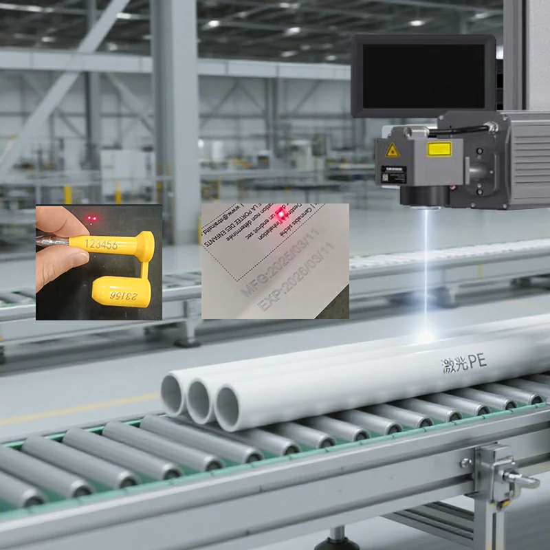 Flying Online CO2 Laser Marking Machine