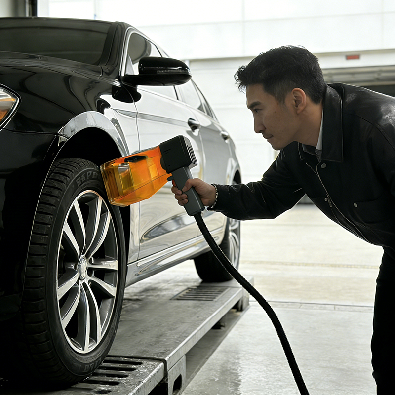 50W Handheld Fiber Laser Marking Machine for Rubber Tires