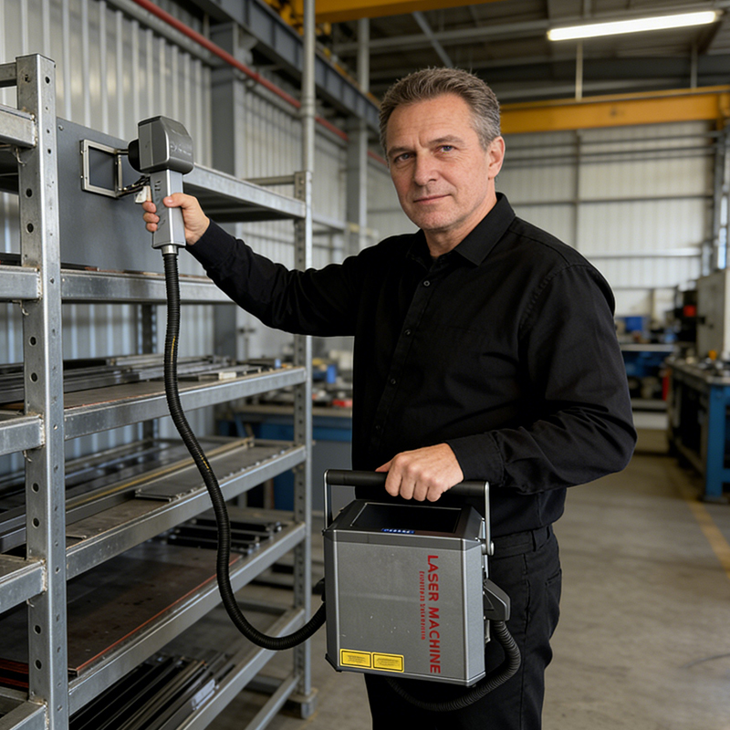 Handheld Laser Marking Machines Are Suitable For Marking Logos, QR Codes, And Serial Numbers On Various Metals, Plastics, And Leathers