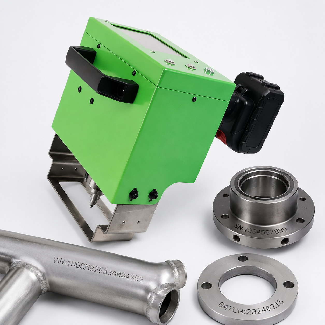 Handheld Electric Marking Machine, VIN Code Marking Equipment For Pipe Fittings, Valves And Metal Products