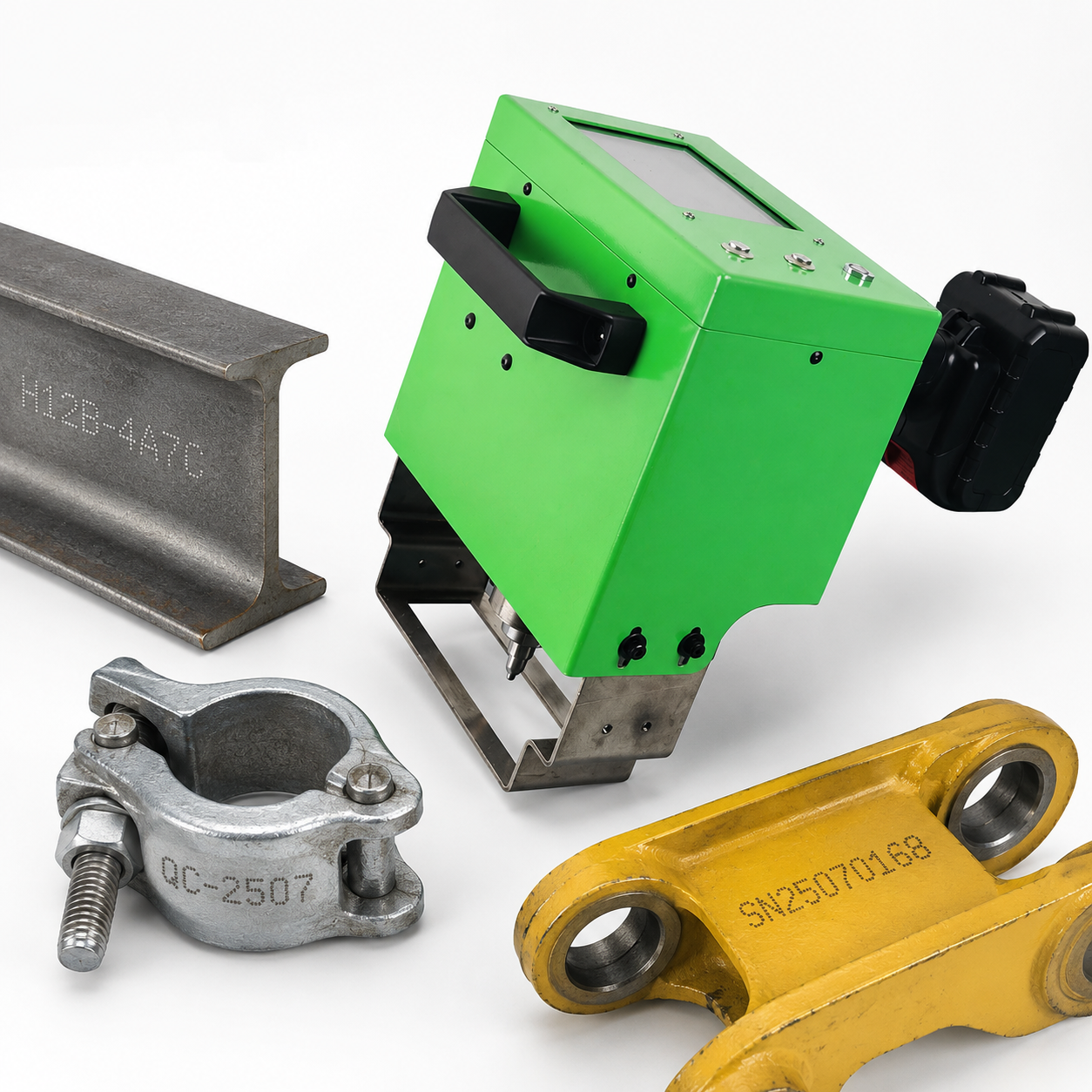 Portable Electric Dot Peen Marking Machine for Metal VIN Code, Nameplate and Auto Parts