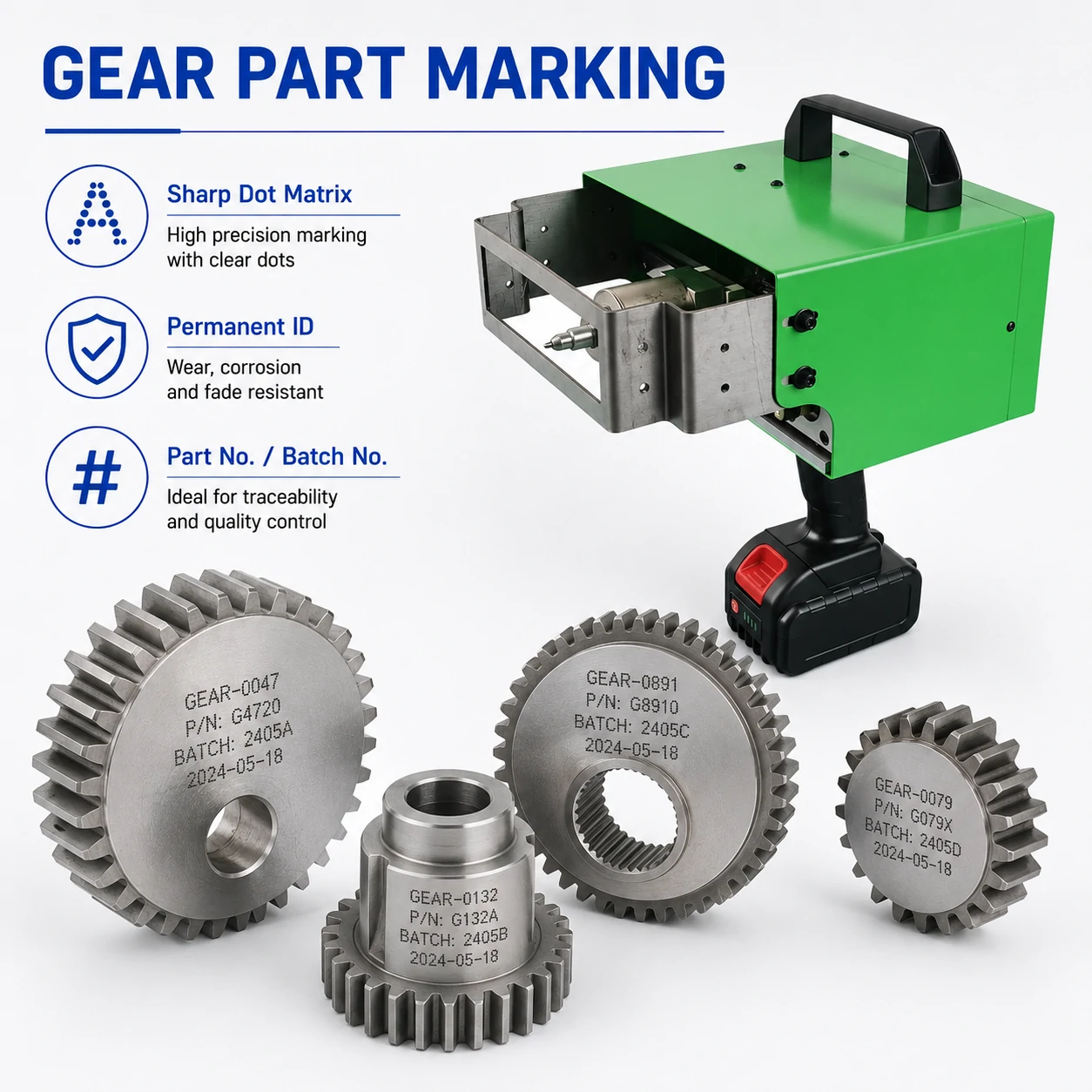 Faith Electric Dot Peen Marking Machine Without Air Compressor