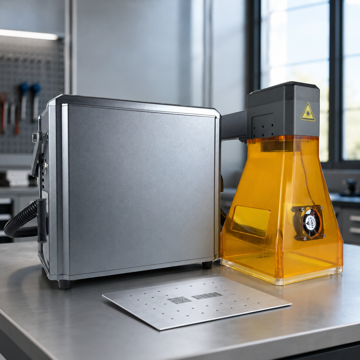 Faith Portable Handheld Fiber Laser Marking Machine for Metal Part Serial Number Marking
