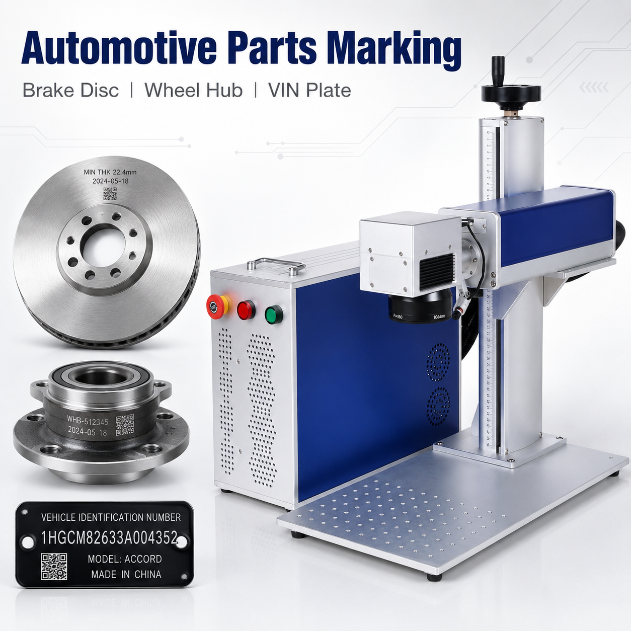 Convenient Split Fiber Metal Laser Marking Machine